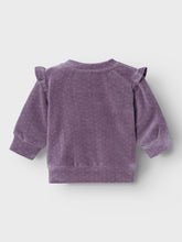 Name It Velour Bluse -  NBFnew - Arctic Dusk